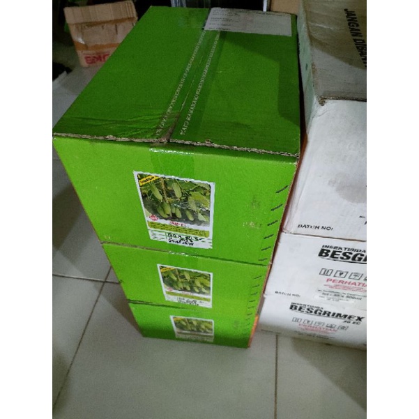 Paket Hemat 1 Dus Timun Semi F1 20gr x 120 pc Cap Bintang Asia Original Pabrik