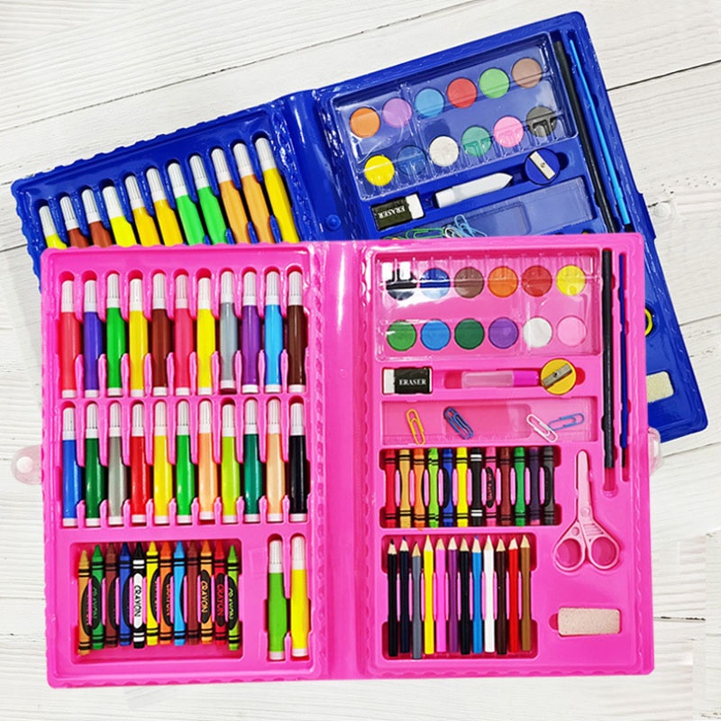 

Colouring Crayon Set (Isi 86) Pensil Warna Krayon Stationary Kado anak