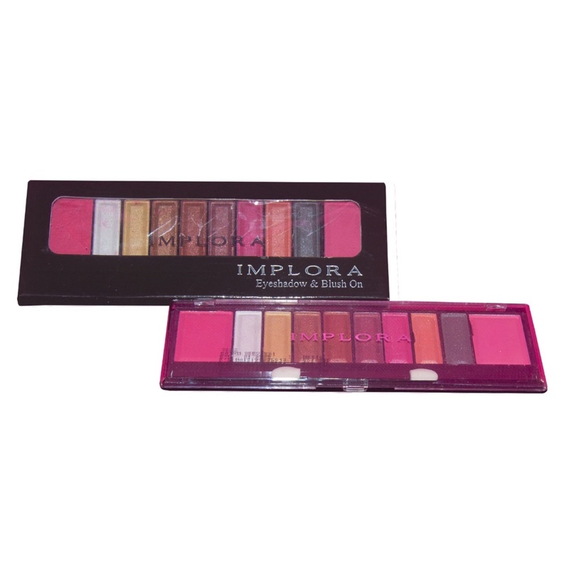 `ღ´ PHINKL `ღ´ ɪ ᴍ ᴘ ʟ ᴏ ʀ ᴀ Implora eyeshadow palette super pigmented