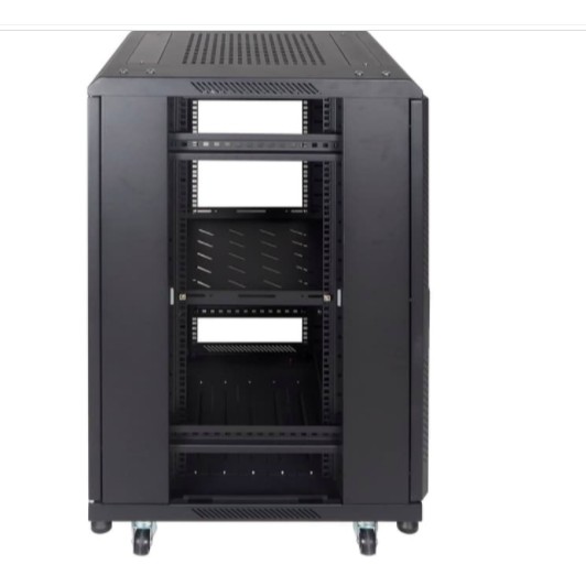 IR6020G - 20U Close Rack Depth 600mm Glass Door 19&quot; - INDORACK