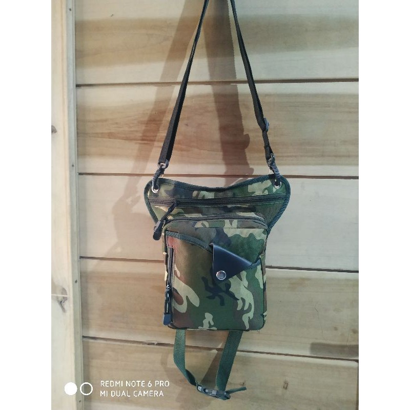 Tas army tactical slempang pingang paha lagsbag