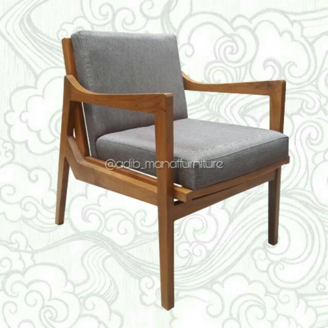 Kursi Tamu, Single Sofa, Lounge Chair, Arm Chair, Kursi Malas, Sofa Tamu