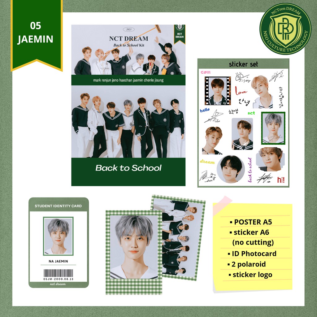 FANKIT BACK TO SCHOOL NCT DREAM (UNOFFICIAL)