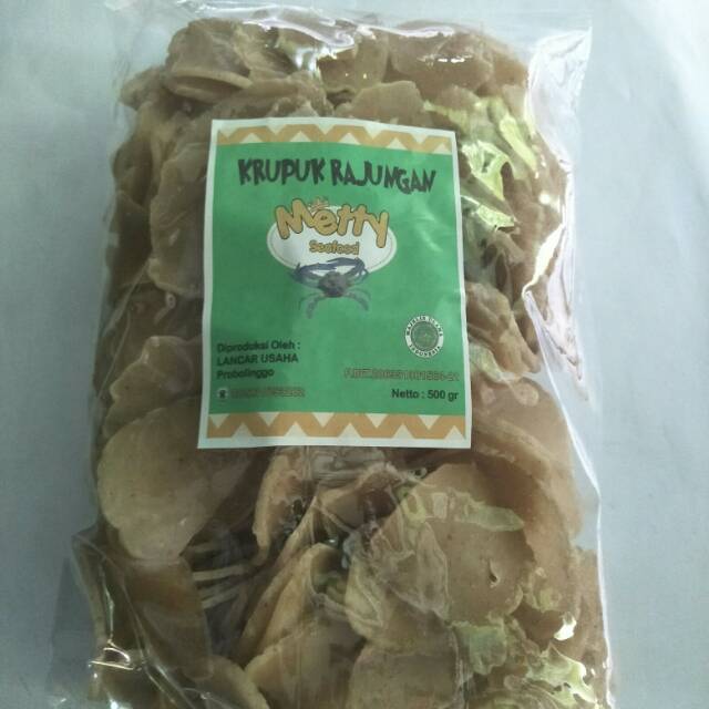 

Krupuk rajungan 500gr