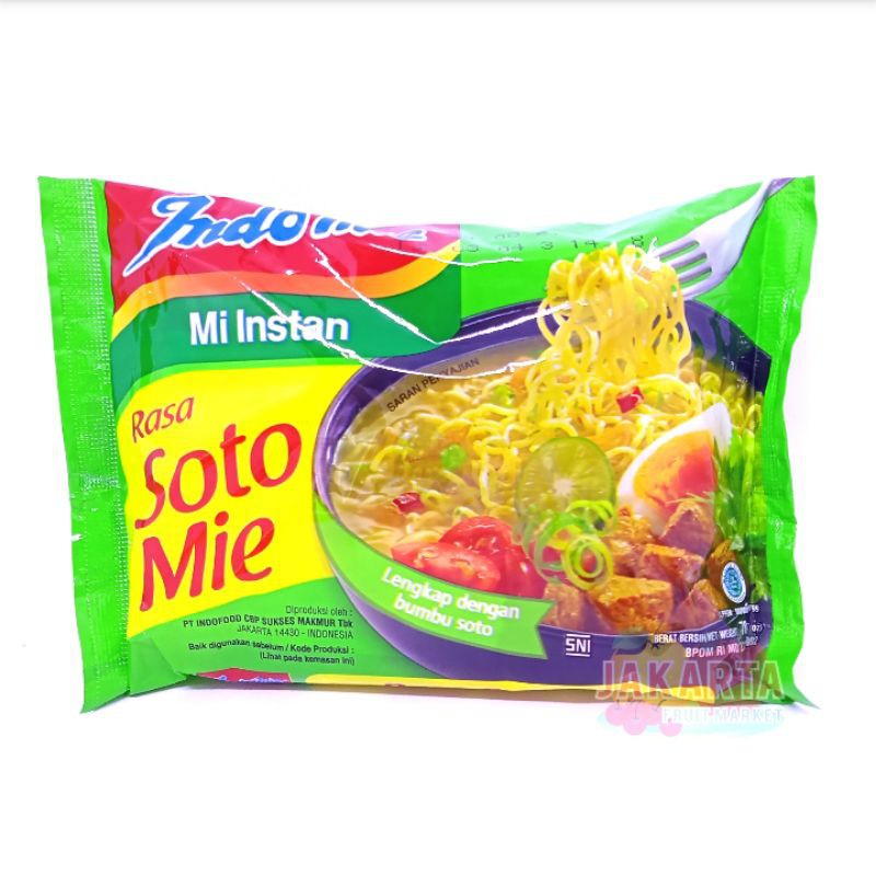 

(MIE INSTAN) INDOMIE RASA SOTO MIE 70G