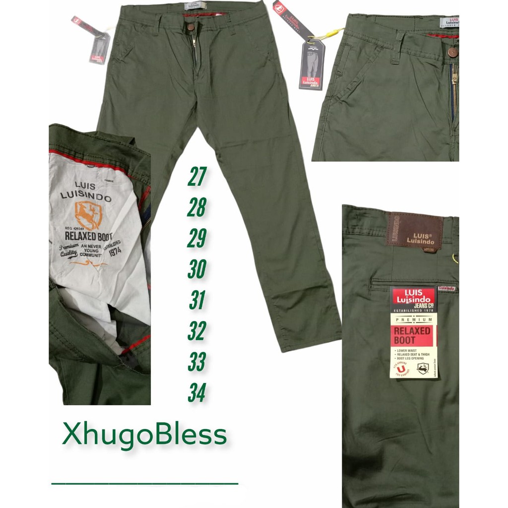 CELANA CHINO PANJANG PRIA ORIGINAL HUGO/CHINO PRIA/CELANA PRIA/HUGOBLESS ORIGINAL (PROMO)