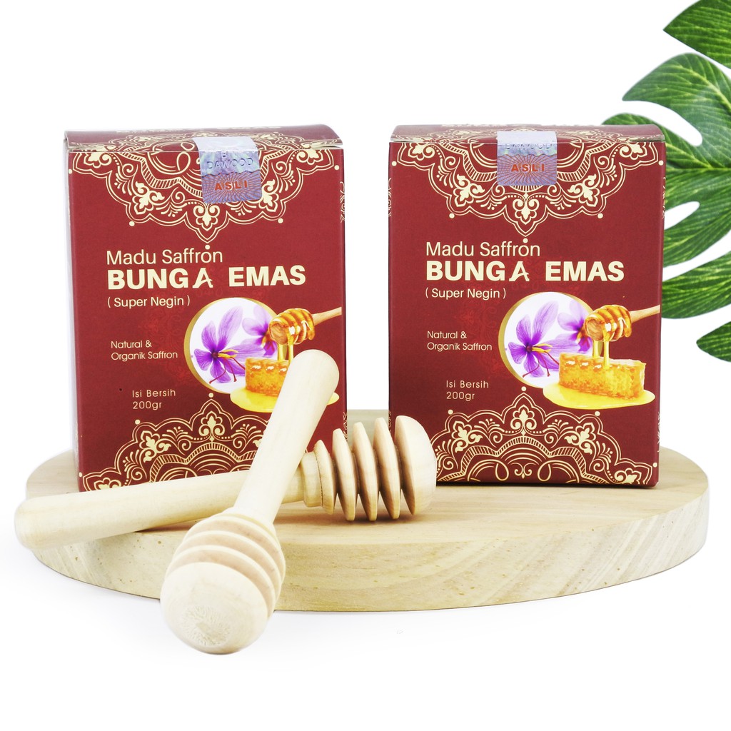 Madu Saffron Bunga Emas Super Negin 200 Gr Original | Madu Saffron Saffron