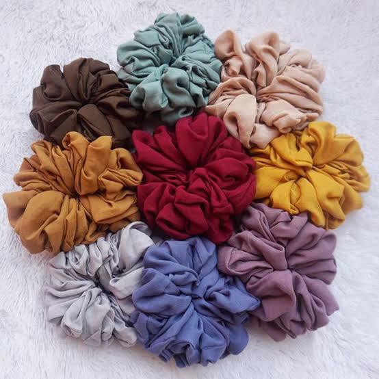 Best Seller - ikat rambut / scruncie / scrunchie /kuncir rambut / Aksesoris rambut