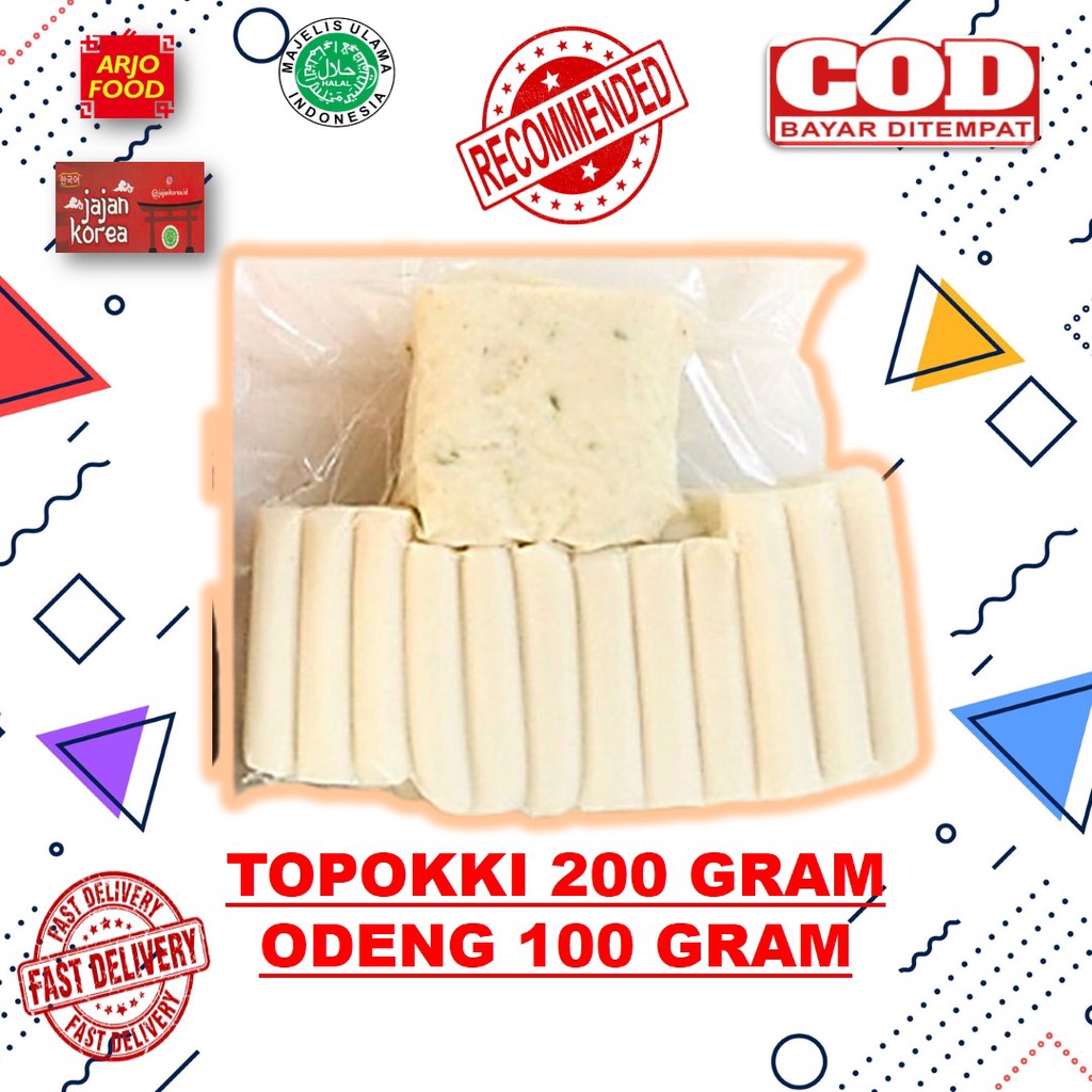 

PaketTopokki TTeobbokki 200 gram Odeng Eomuk 100 gram Jajan Korea Hyung Korean Street Food