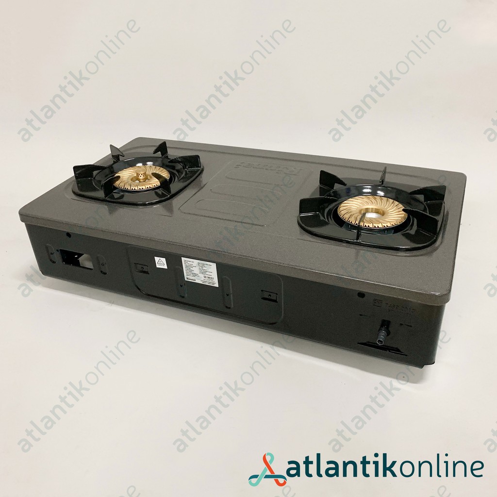 Kompor gas 2 tungku api tornado anti gores RINNAI RI-712BGX RI712BGX