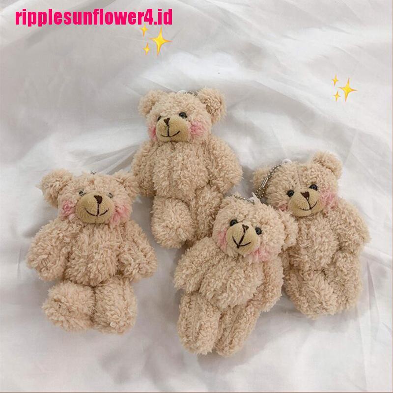 Gantungan Kunci Bentuk Boneka Beruang Lucu Bahan Plush Lembut