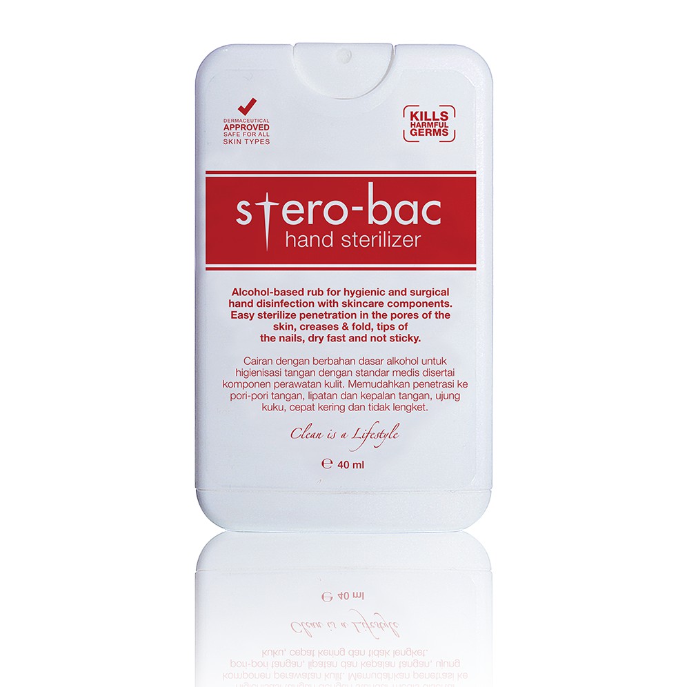 Stero-Bac Hand Sterilizer Alat Pensteril Tangan Yang Praktis Stero Bac