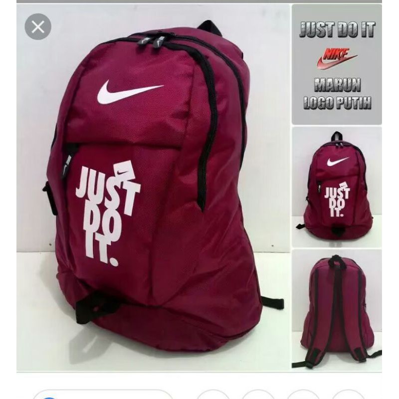 ARMELIA SHOP - Tas Ransel Punggung Pria Sekolah Kerja Laki Laki Model Just Do It