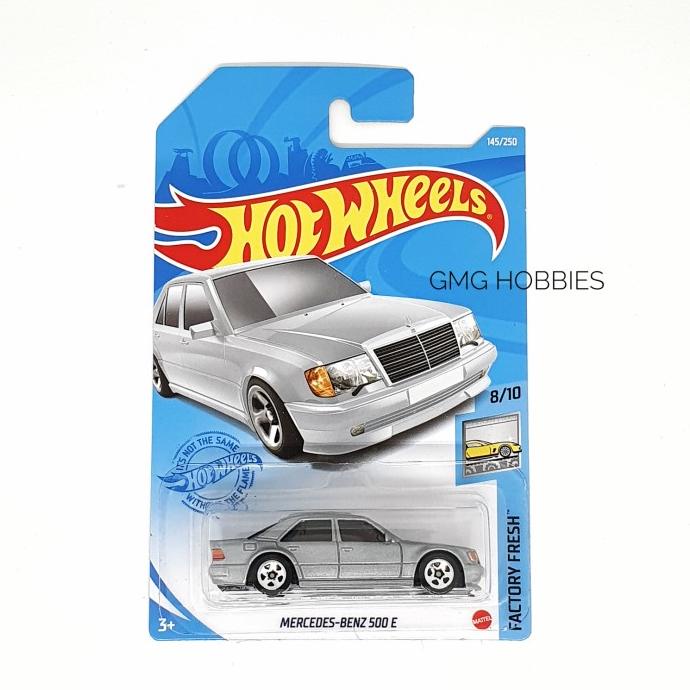 N 2021 MERCEDES BENZ 500 E 500E SILVER HOTWHEELS HOT WHEELS DIECAST