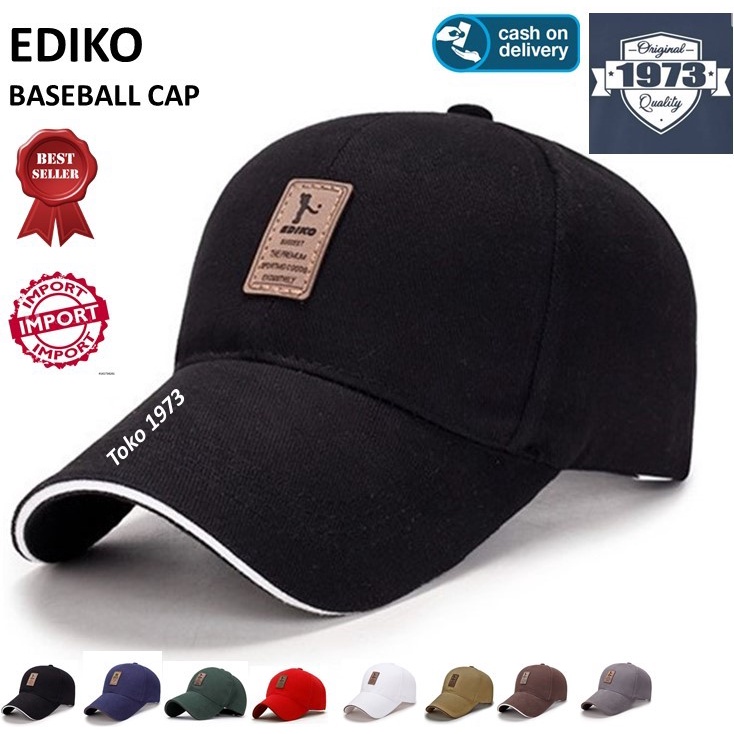 Baseball cap : BREWYN - EDIKO - Topi baseball topi golf topi pria topi wanita