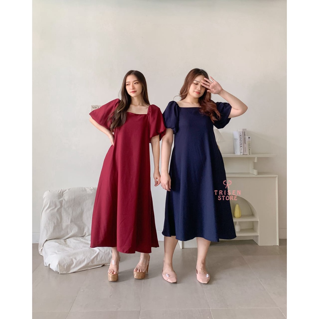 Trisenstore Dress Sonya - Midi Dress Wanita