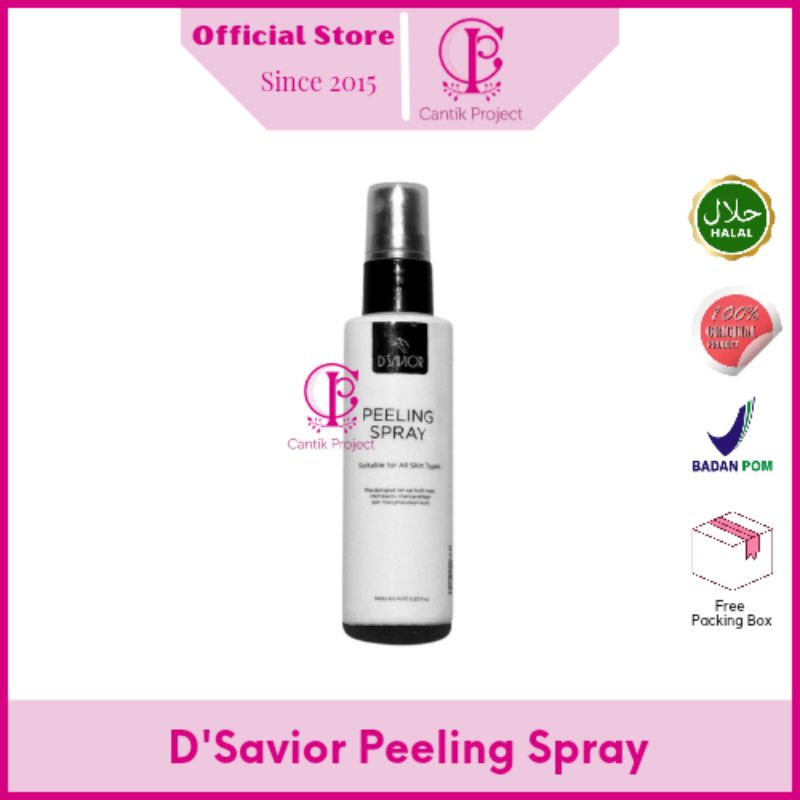 Peeling Spray D’Savior/ Body Peeling/ Serum badan