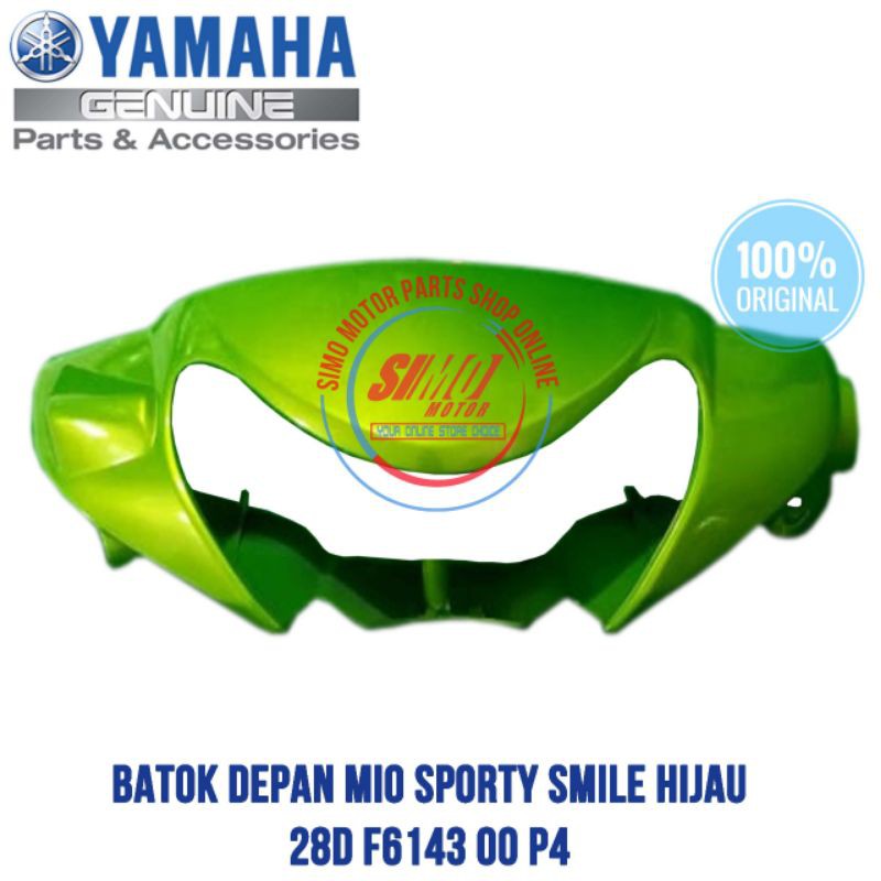 BD111 BATOK TOTOK KEPALA DEPAN MIO SPORTY SMILE HIJAU 28D F6143 00 P4