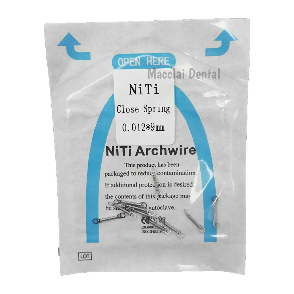 DENTAL NITI CLOSE COIL SPRING 010 012