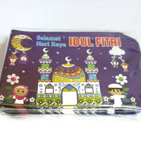 SALE! COD 100pcs Amplop Lebaran Lebaran Idul Fitri Ukuran Besar L Motif Masjid Maroon gold / Amplop Ampau Lebaran 2022 Ukuran Besar