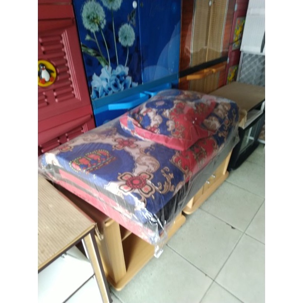 kasur lipat kecil 80 + bantal promo