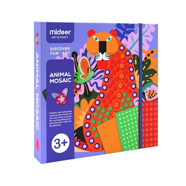 MIDEER Animal Mosaic Mainan Anak