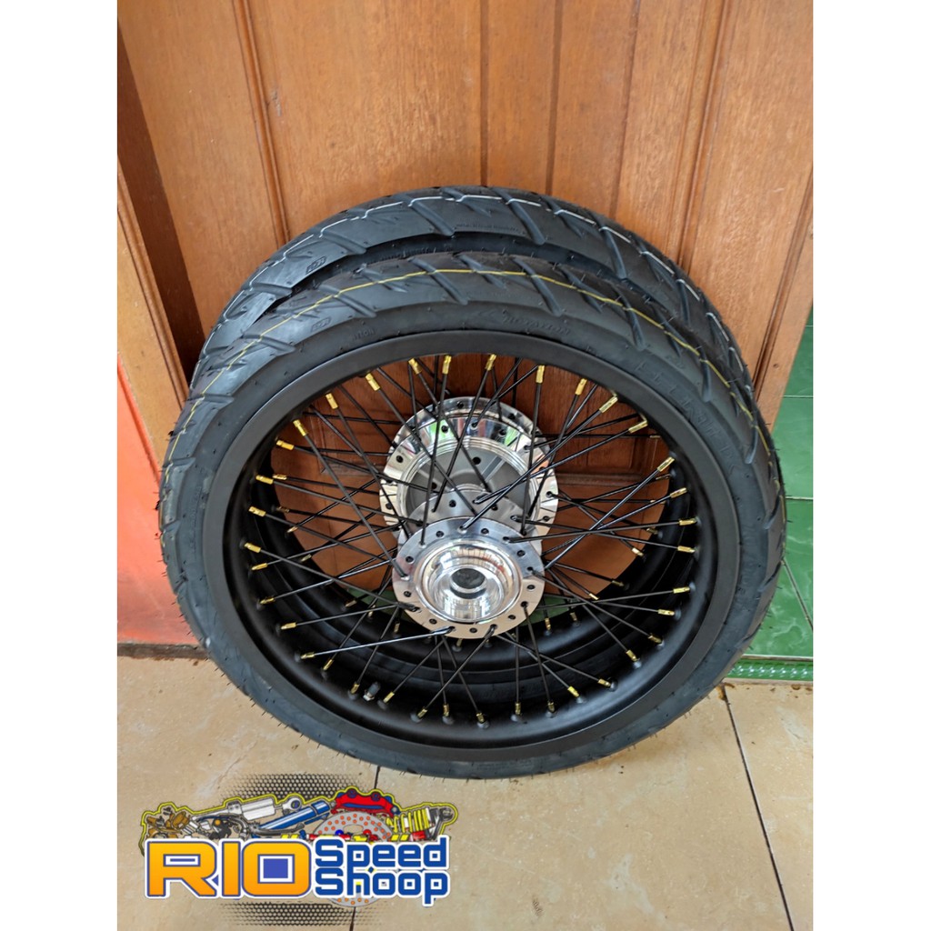 SEPAKET VELG JARI JARI RX KING RING 17 TAPAK LEBAR 185 215 SET PLUS BAN