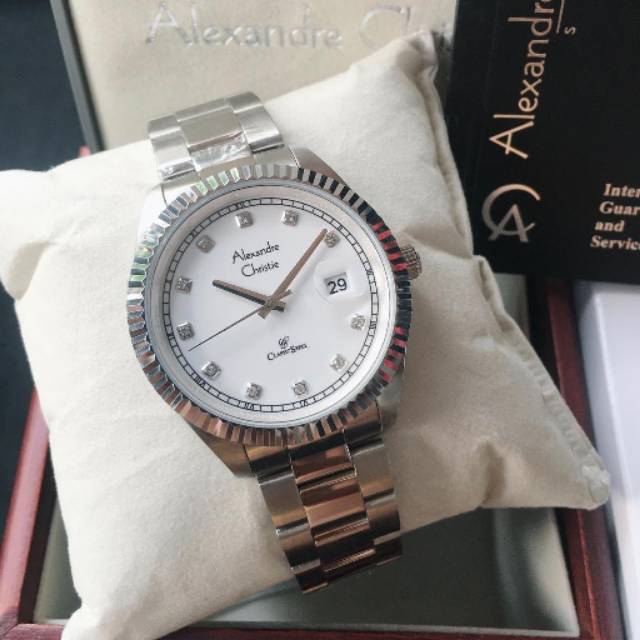 JAM TANGAN PRIA ALEXANDRE CHRISTIE AC5003 MODEL KLASIK GRADE ORIGINAL