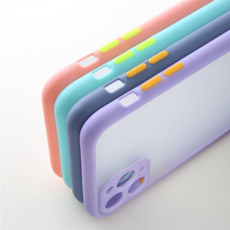 Soft Case Bumper Hybrid Mint Simple Shockproof Untuk Redmi Note 9 10 11 T s Pro Max 4G 5G