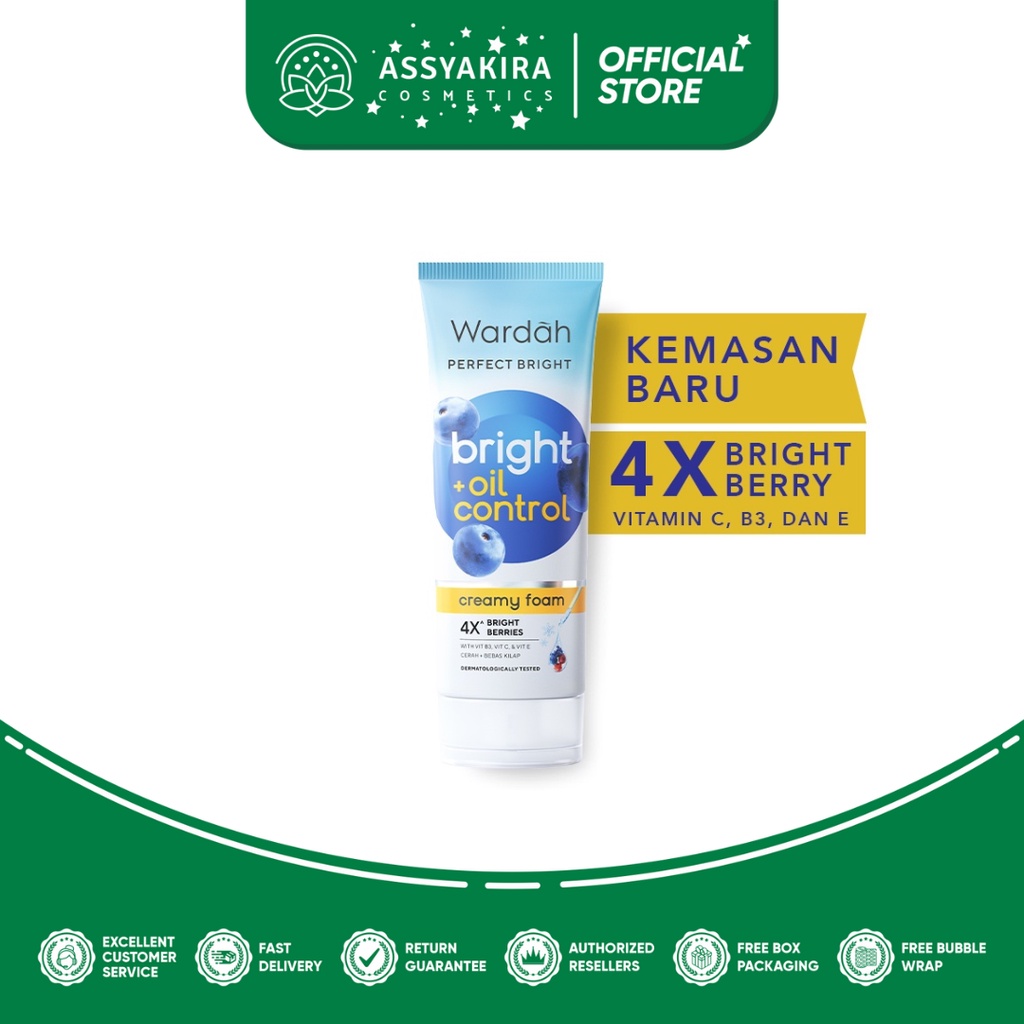 Wardah Perfect Bright Creamy Foam Oil Control