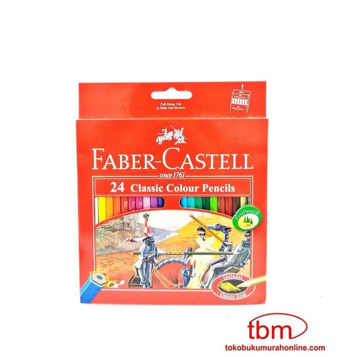 

PENSIL WARNA 24 CLASSIC HT COLOUR PENCILS FABER-CASTLE