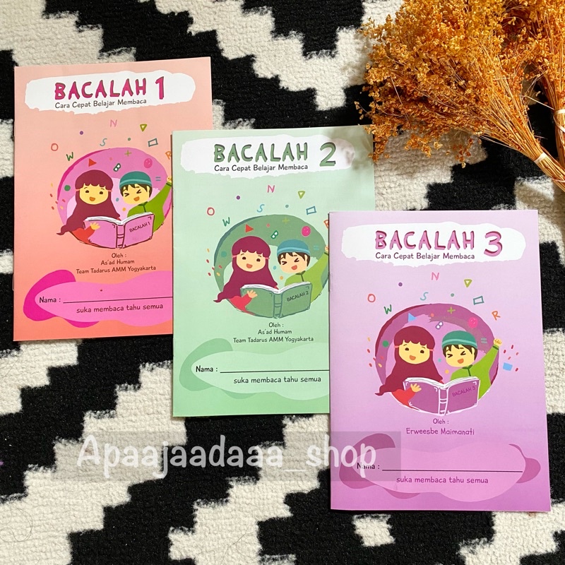 

Buku Bacalah Anak TK dan SD Cara Cepat Membaca 1 Sheet