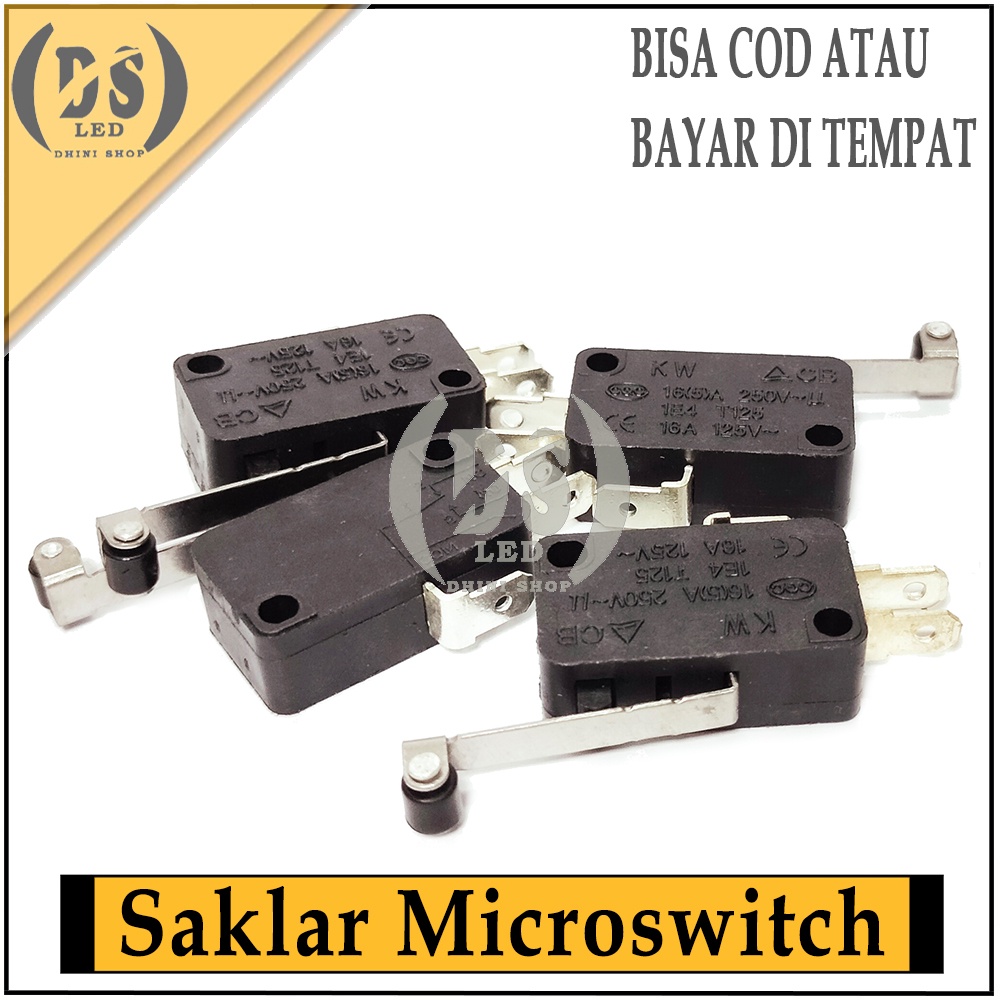 Microswitch Gagang Roda / Saklar Lampu Tembak / Saklar Dim Lampu Tembak Sorot /  Micro Limit Switch 
