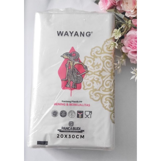 Kantong Plastik PP wayang / Kantong Plastik Bening Tebal