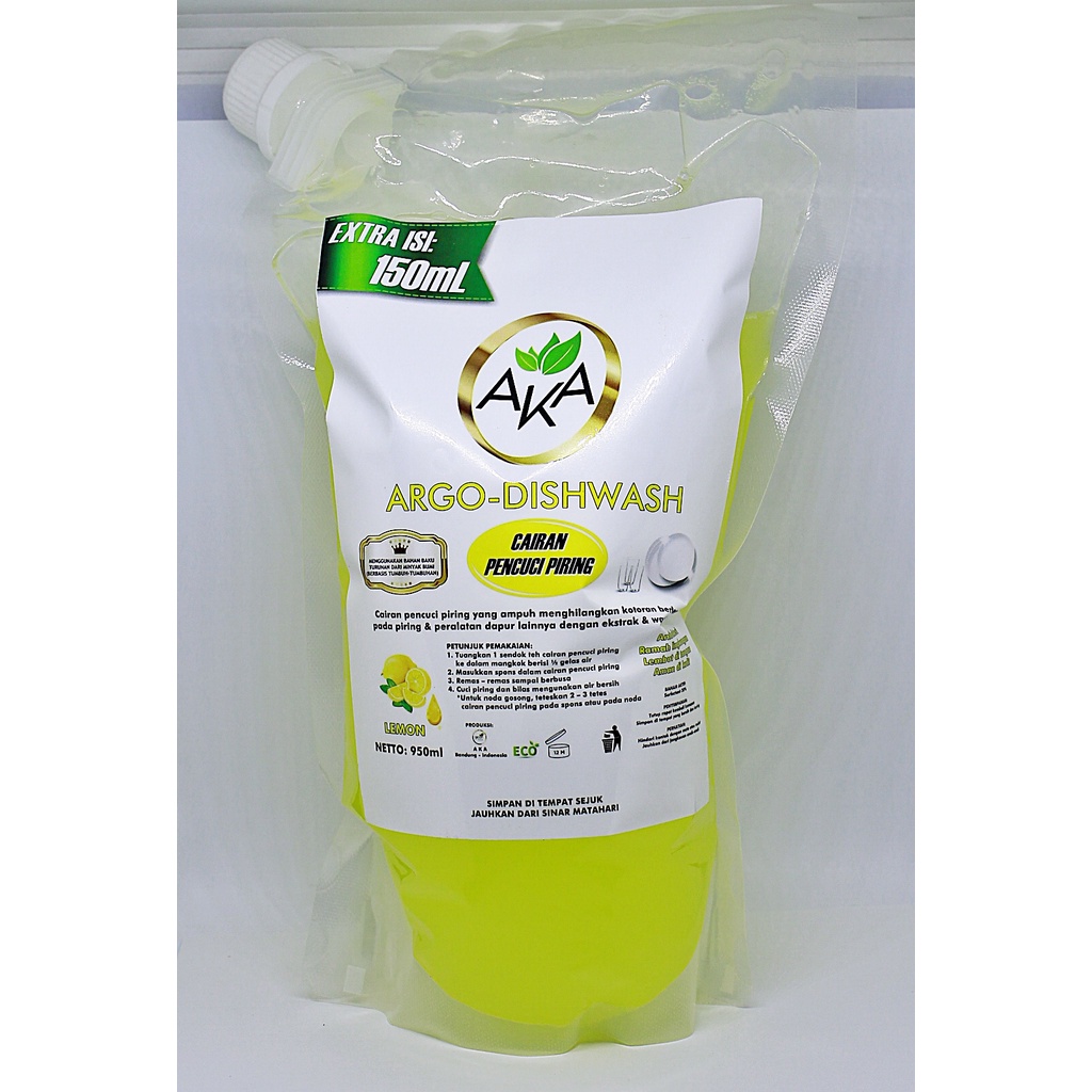 AKA PREMIUM ARGO-DISHWASH Sabun Cuci Piring Kemasan Pouch 800ml