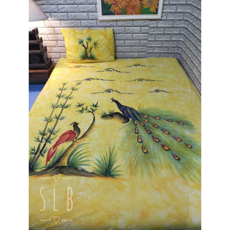 SPREI LUKIS BALI UK 180 TINGGI 30 Pre Order (Pilih Motif)