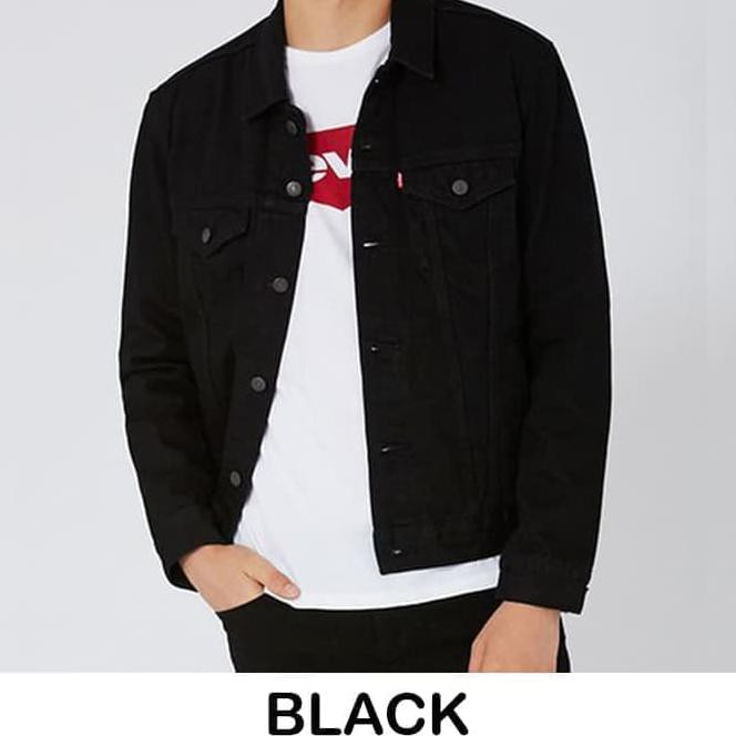 ve2b jaket jeans levis putih - white - blue black, m nctk