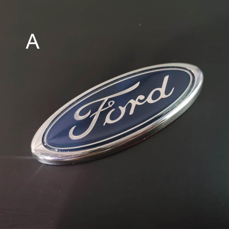 1pc Stiker Emblem Logo Ford Pengganti Bahan ABS Untuk Bagasi Depan / Belakang Mobil Ford