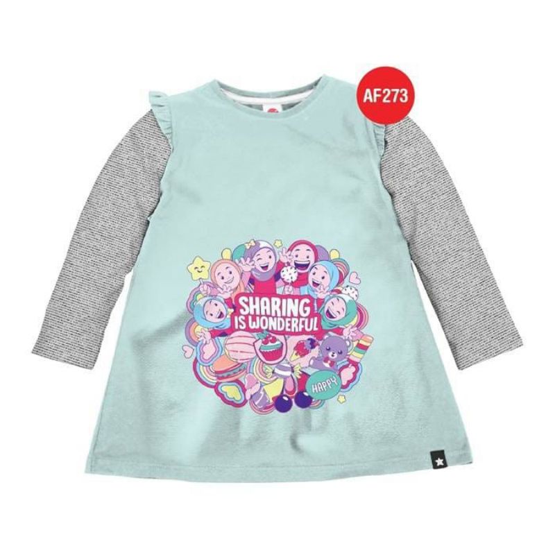 Tunik anak kaos AFRAKIDS TUNIK AF273 AF277 AF255 AF259 AF301 AF291