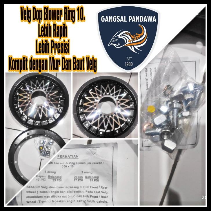 Velg Vespa Dop Blower Ring 10