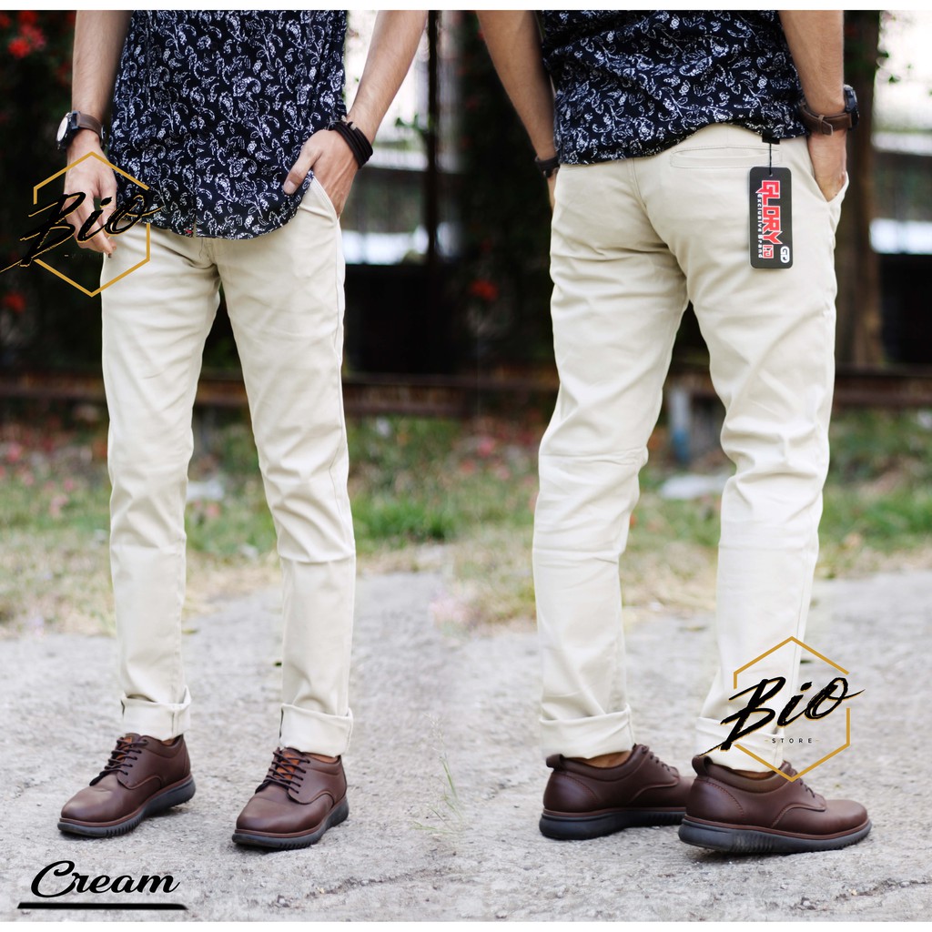 Celana chino panjang  pria celana chino Slim fit panjang Original chino big size ukuran jumbo GLORYID