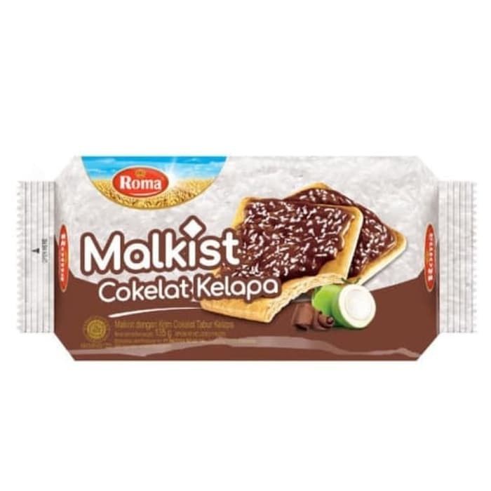 

Roma Malkist Cokelat Kelapa 135 Gr