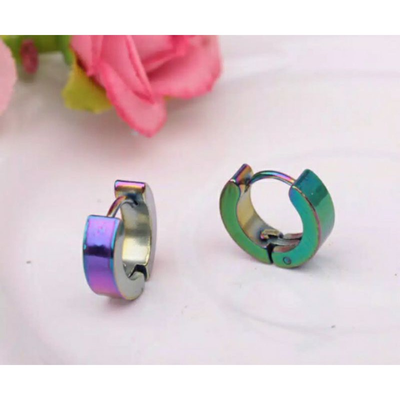 ANTING TUSUK/TINDIK ASLI TITANIUM ANTI KARAT