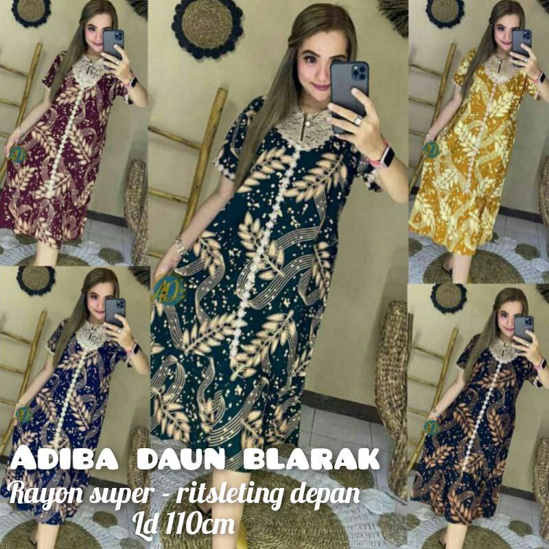 DASTER ARAB KEKINIAN MOTIF RENDA DAUN BLARAK - Allsize