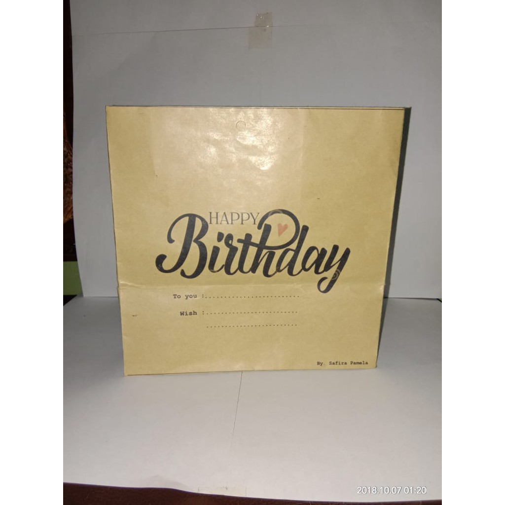 

Tas Kertas Custom Free Desain Suka-suka Dan Custom Ukuran, Ukuran 20cmx14cmx20cm A