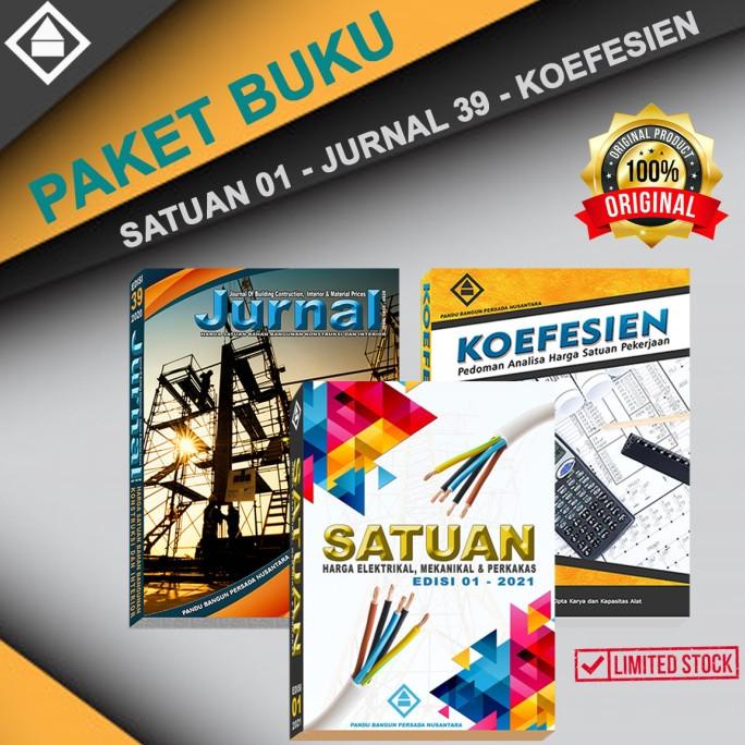 

Paket Satuan ME Edisi 01, Jurnal Edisi 39 dan Buku Koefesien