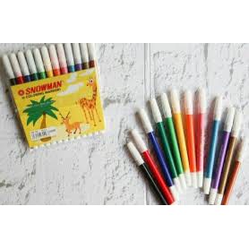 

SPIDOL KECIL SNOWMAN 12 WARNA PW12A