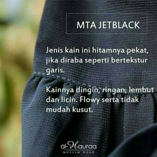 Kain Jetblack Kain Jetblack Premium Kain Jetblack Meteran Kain Arab Arabian Crepe Jet Black Shopee Indonesia