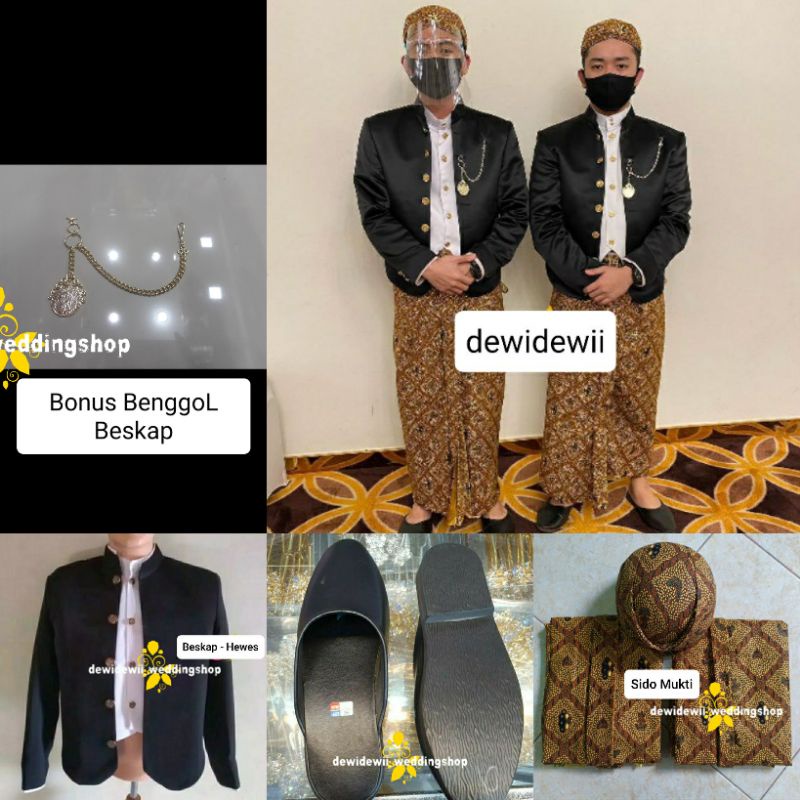 Baju Amongtamu / Pager bagus / Manggolo (Full Set , LENGKAP)