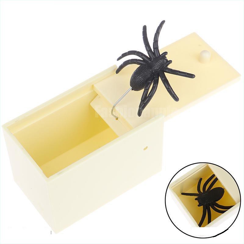 ORIGINAL Spider Prank Box Scare Box Funny Gag Toy Hadiah Ulang tahun Prank